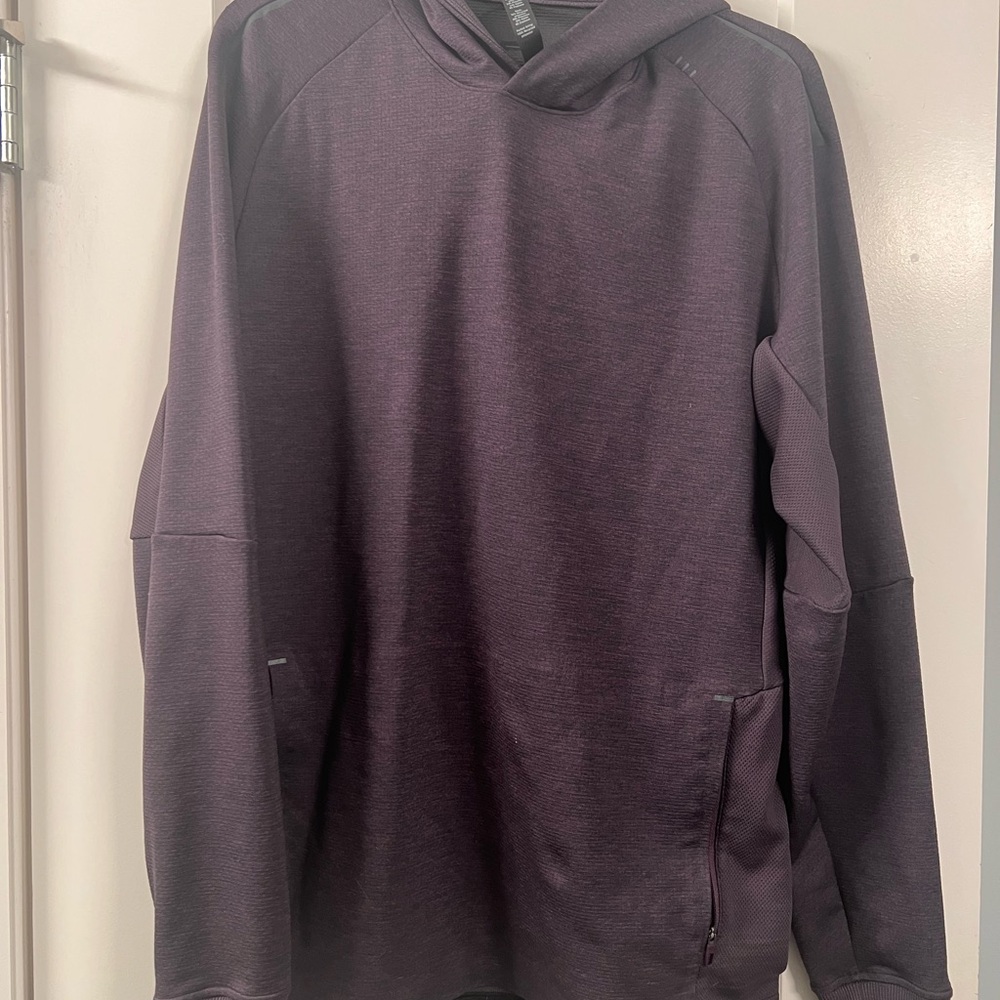 Purple thin stretchy hoodie